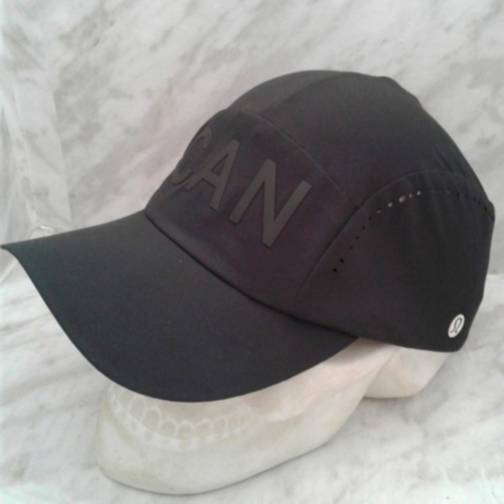 NWT LULULEMON Team Canada Race Kit Hat Cap L/XL - Black limited edition